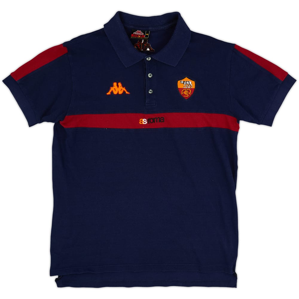 2001-02 Roma Kappa Polo Shirt - 8/10 - (XL)