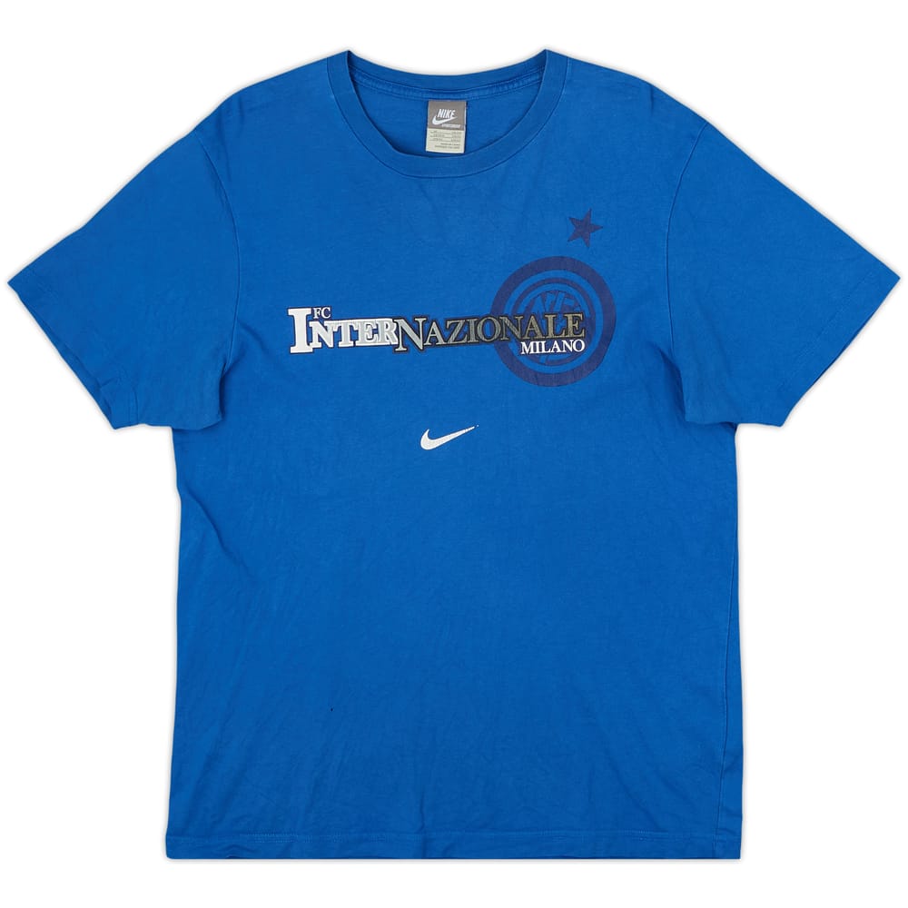 2009-10 Inter Milan Nike Cotton Tee - 5/10 - (M)