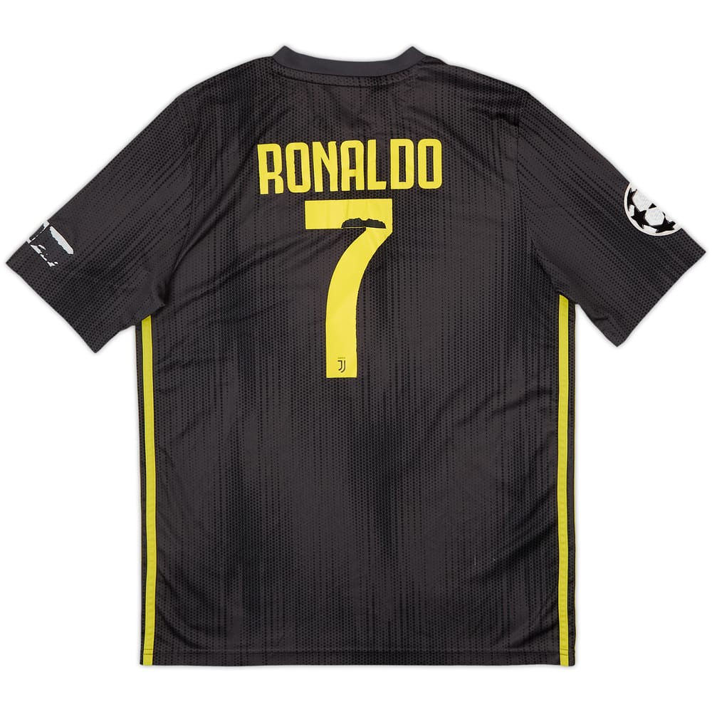 2018-19 Juventus Third Shirt Ronaldo #7 - 5/10 - (XL.Boys)