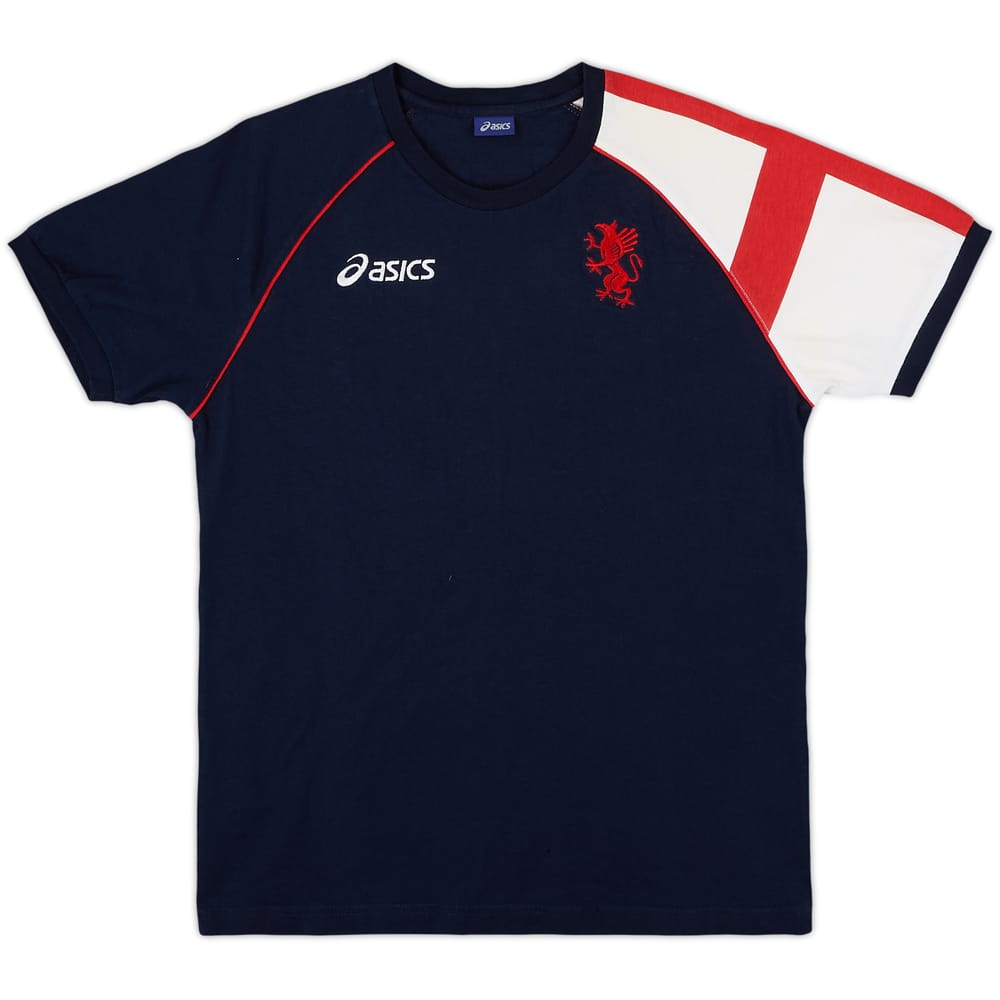 2010-11 Genoa Asics Training Tee - 9/10 - (S)