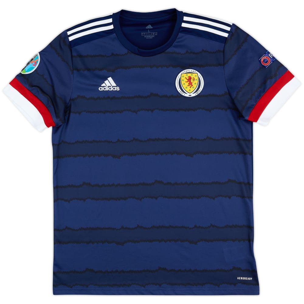 2020-22 Scotland Home Shirt - 10/10 - (L)