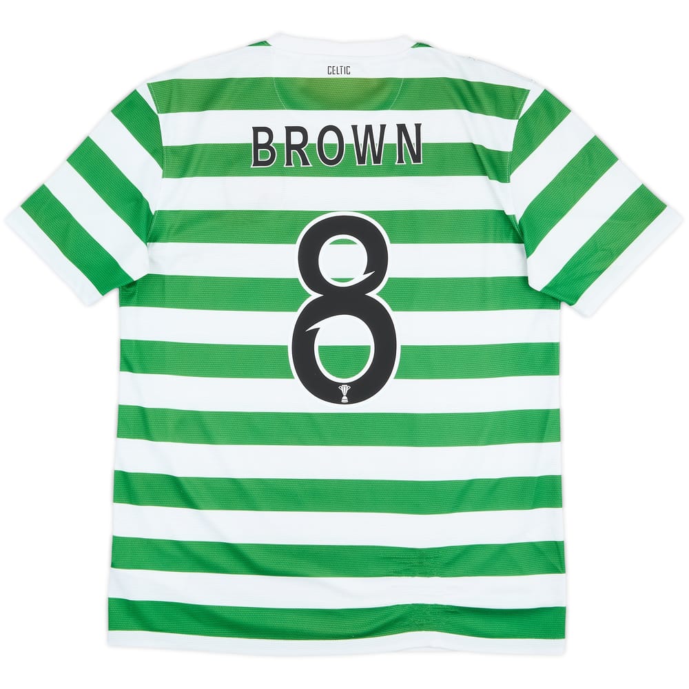 2012-13 Celtic '125th Anniversary' Home Shirt Brown #8 - 6/10 - (M)