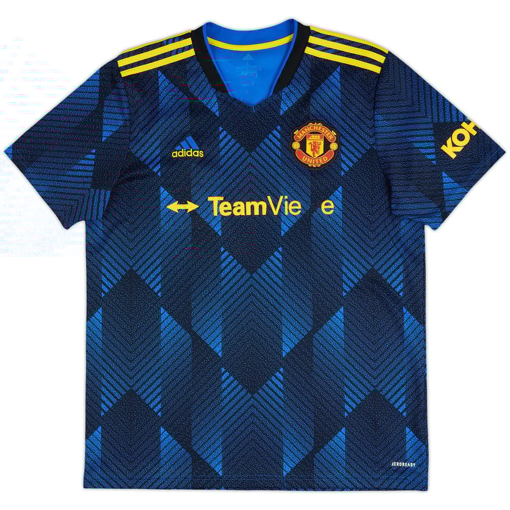 2021-22 Manchester United Third Shirt - 4/10 - (L)