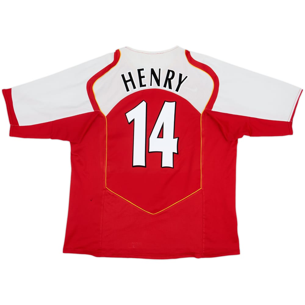 2004-05 Arsenal Home Shirt Henry #14 - 7/10 - (XXL)