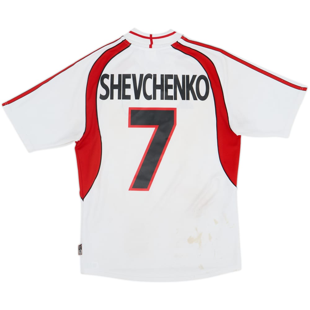 2000-02 AC Milan Away Shirt Shevchenko #7 - 5/10 - (S)