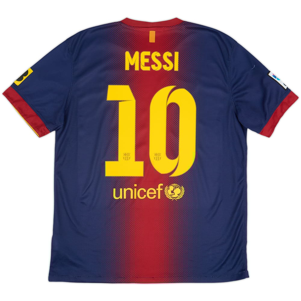 2012-13 Barcelona Home Shirt Messi #10 - 7/10 - (L)