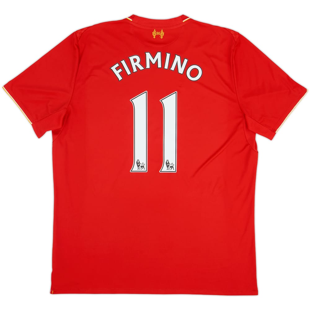 2015-16 Liverpool Home Shirt Firmino #11 - 9/10 - (XL)