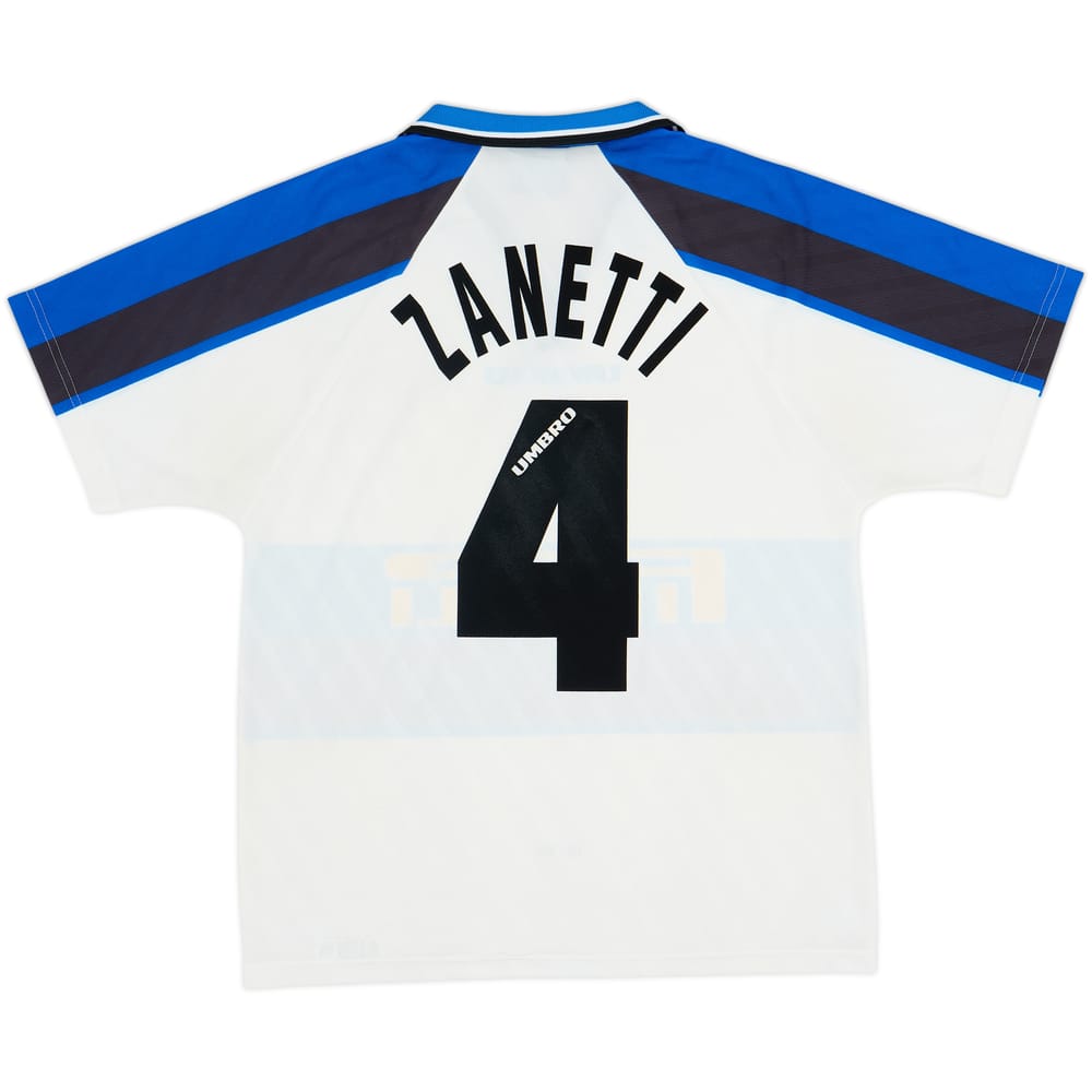1996-97 Inter Milan Away Shirt Zanetti #4 - 8/10 - (M)