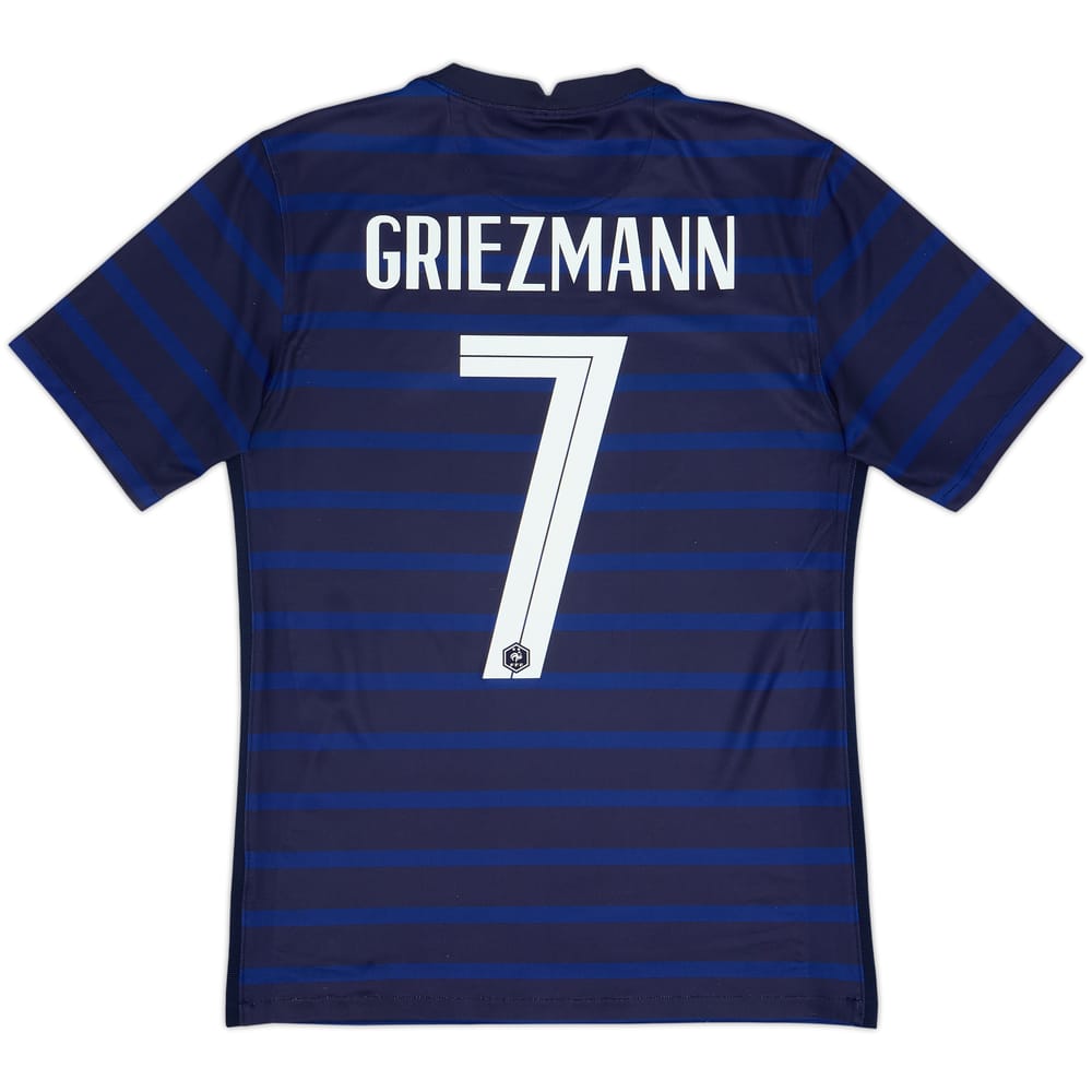 2020-21 France Home Shirt Griezmann #7 - 8/10 - (S)