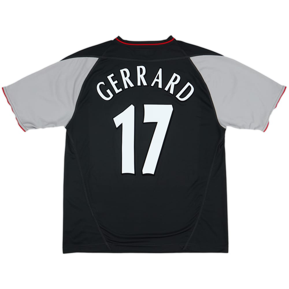 2002-04 Liverpool Away Shirt Gerrard #17 - 9/10 - (L)