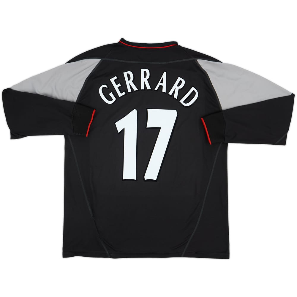 2002-04 Liverpool Visitante M/L Camiseta Gerrard #17 - 9/10 - (L)