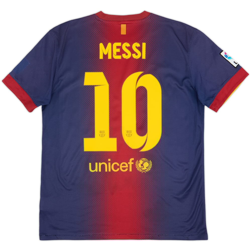 2012-13 Barcelona Home Shirt Messi #10 - 7/10 - (M)