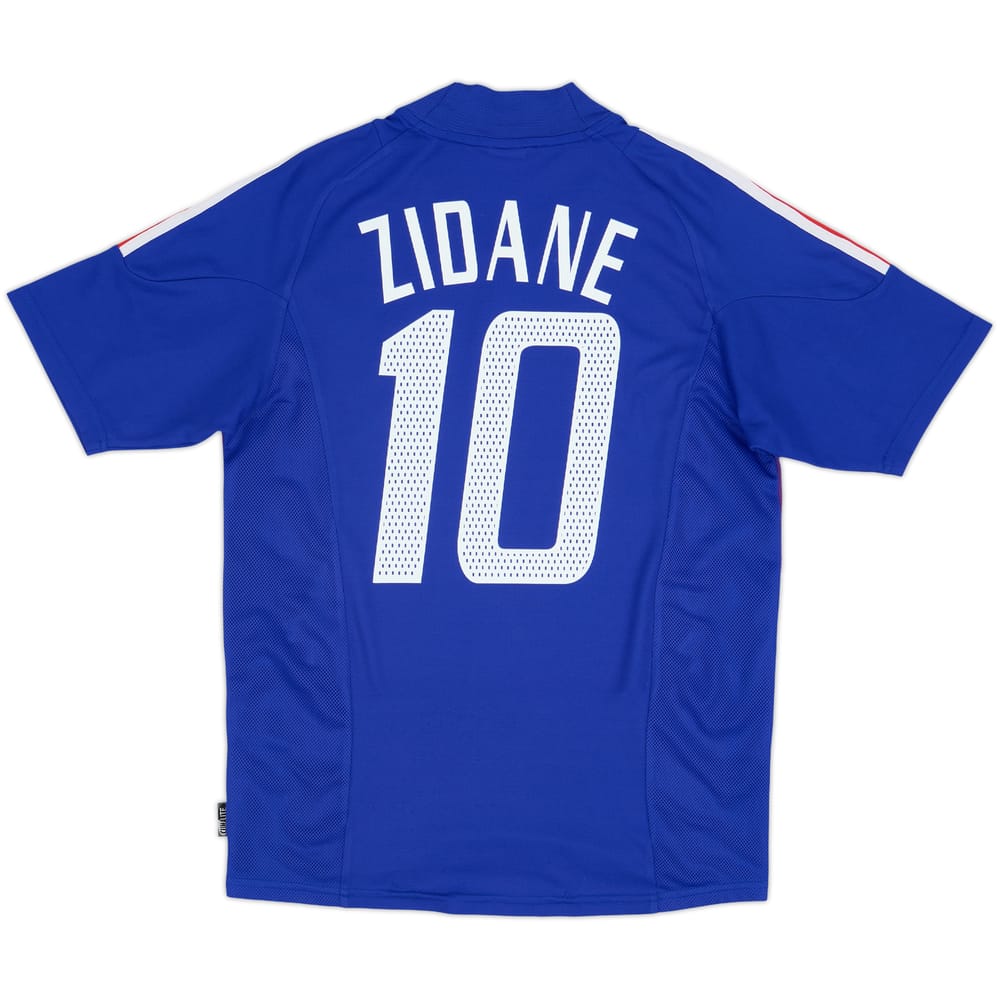 2002-04 France Home Shirt Zidane #10 - 7/10 - (M)