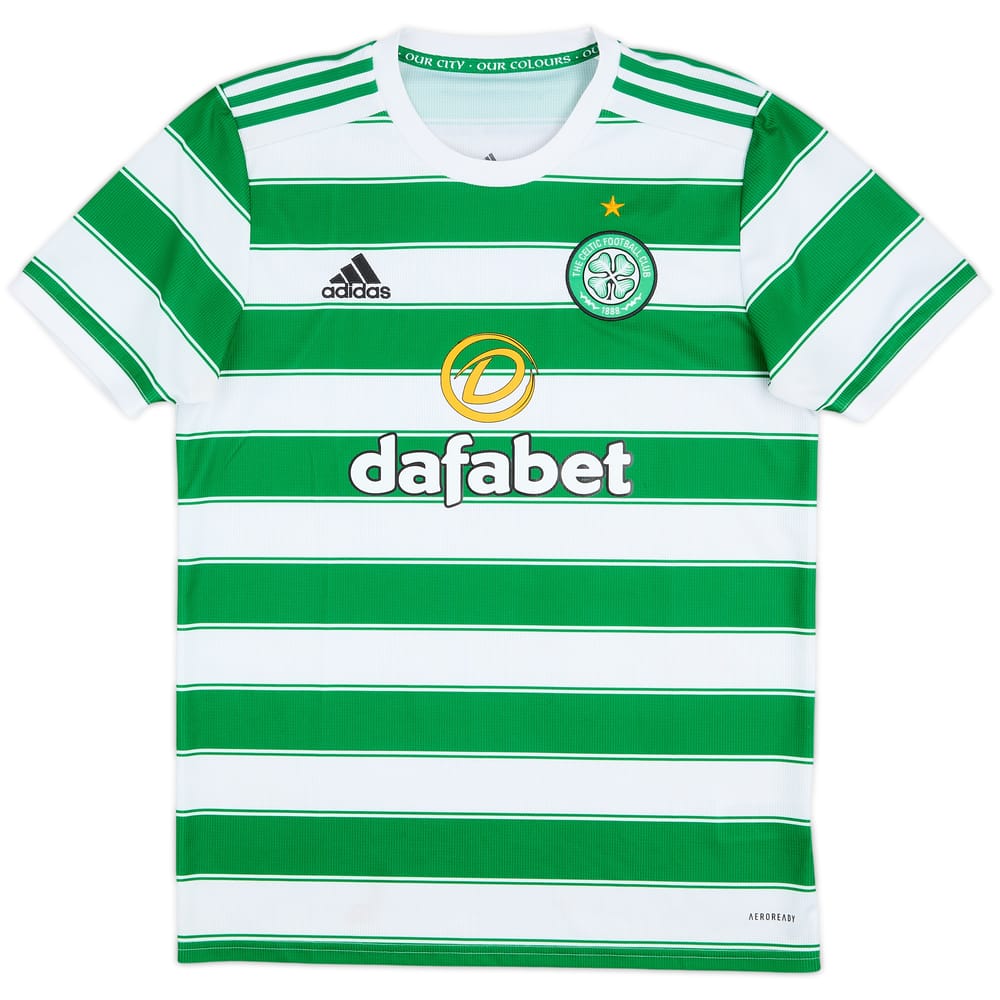 2021-22 Celtic Home Shirt - 9/10 - (M)