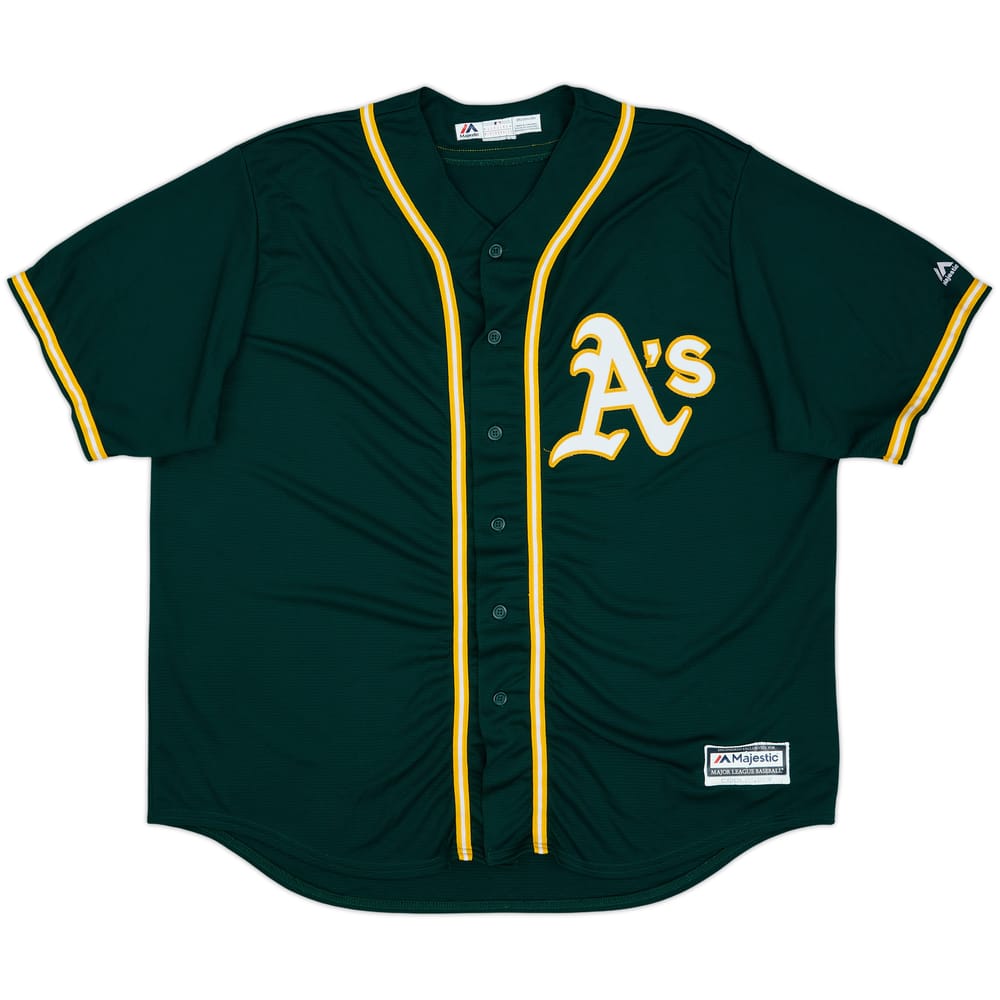 2015-19 Oakland Athletics Majestic Cool Base Alternate Jersey - 6/10 - (XXL)