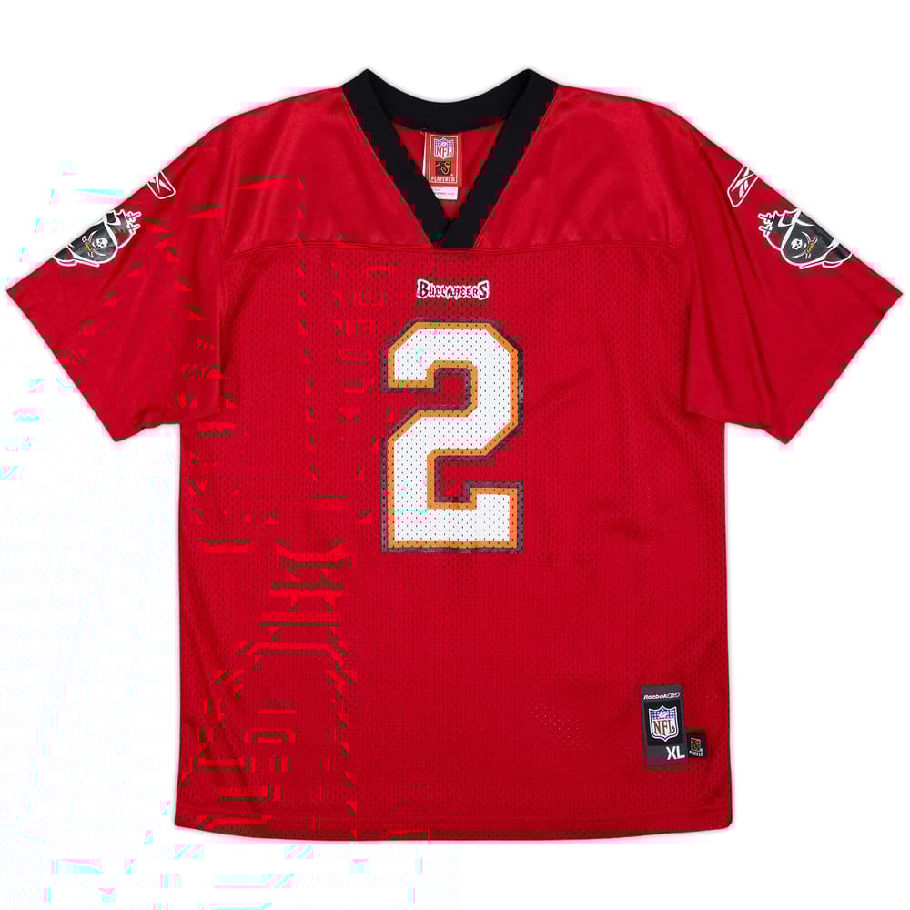 2005-06 Tampa Bay Buccaneers Simms #2 Reebok Replica Home Jersey - 8/10 - (XL.Boys)