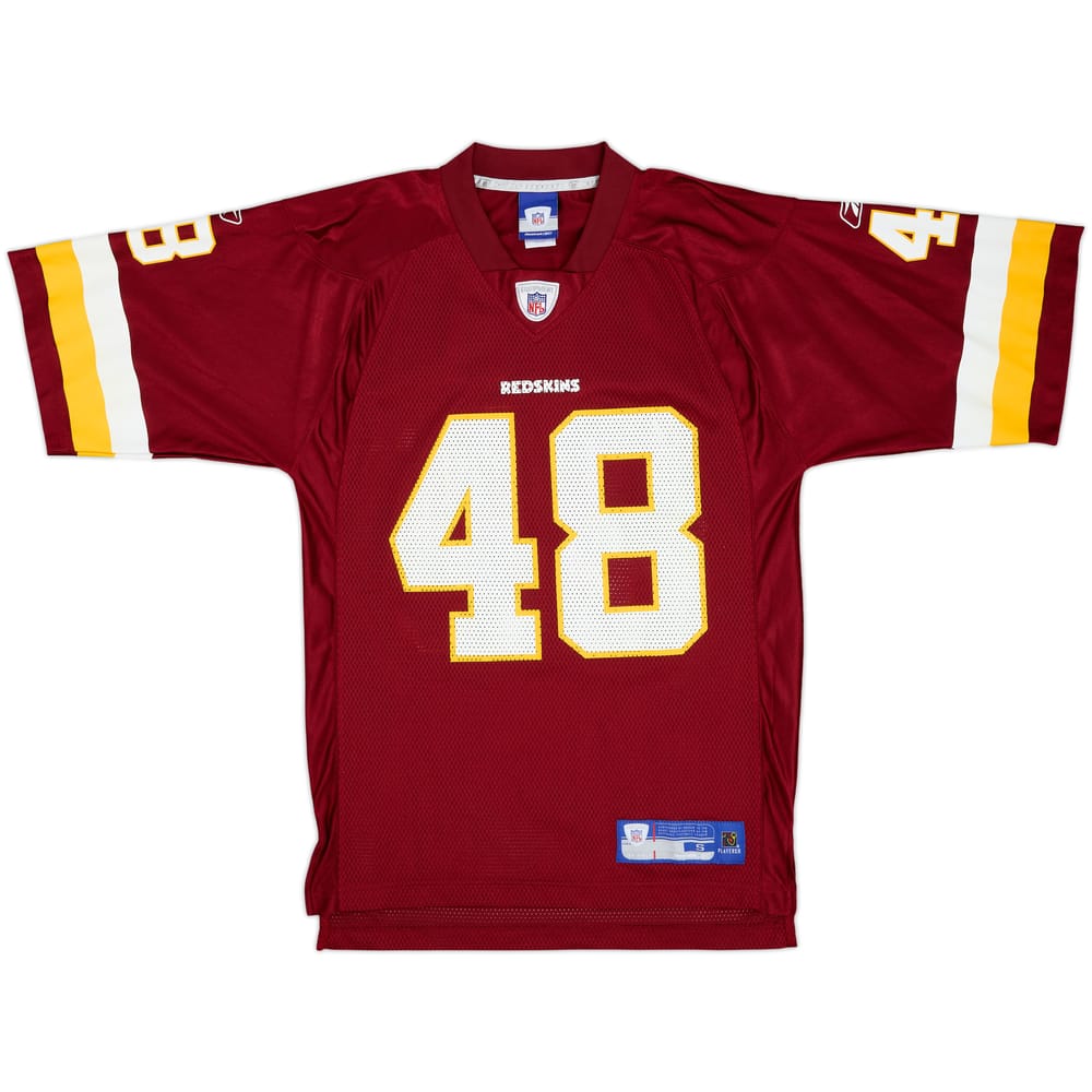 2002 Washington Redskins Davis #48 Reebok On Field Home Jersey - 9/10 - (S)