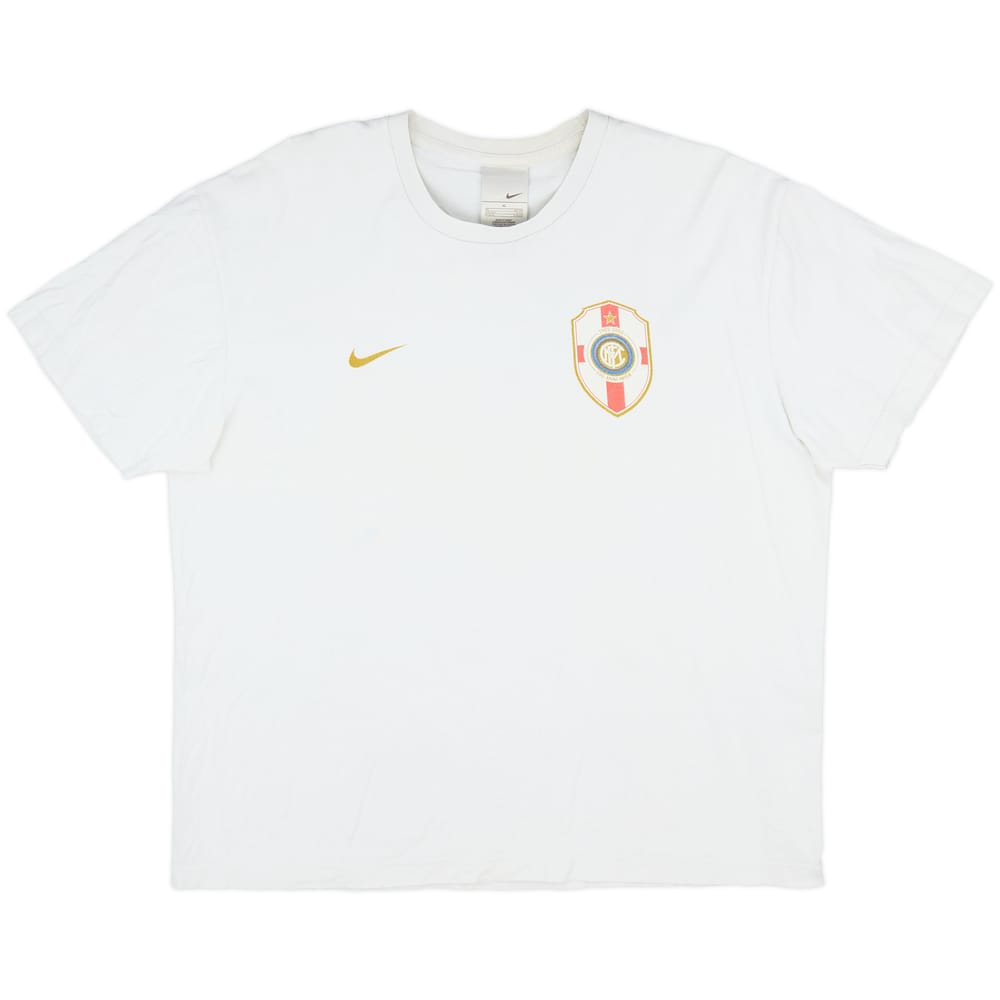 2007-08 Inter Milan Nike 100 Years Graphic Tee - 5/10 - (XL)