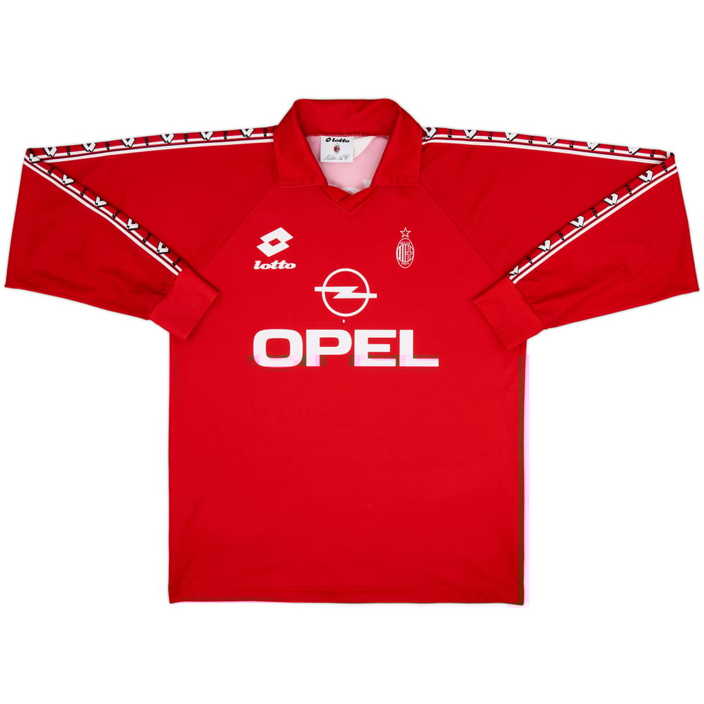 1995-96 AC Milan Lotto Training L/S Shirt - 5/10 - (L)