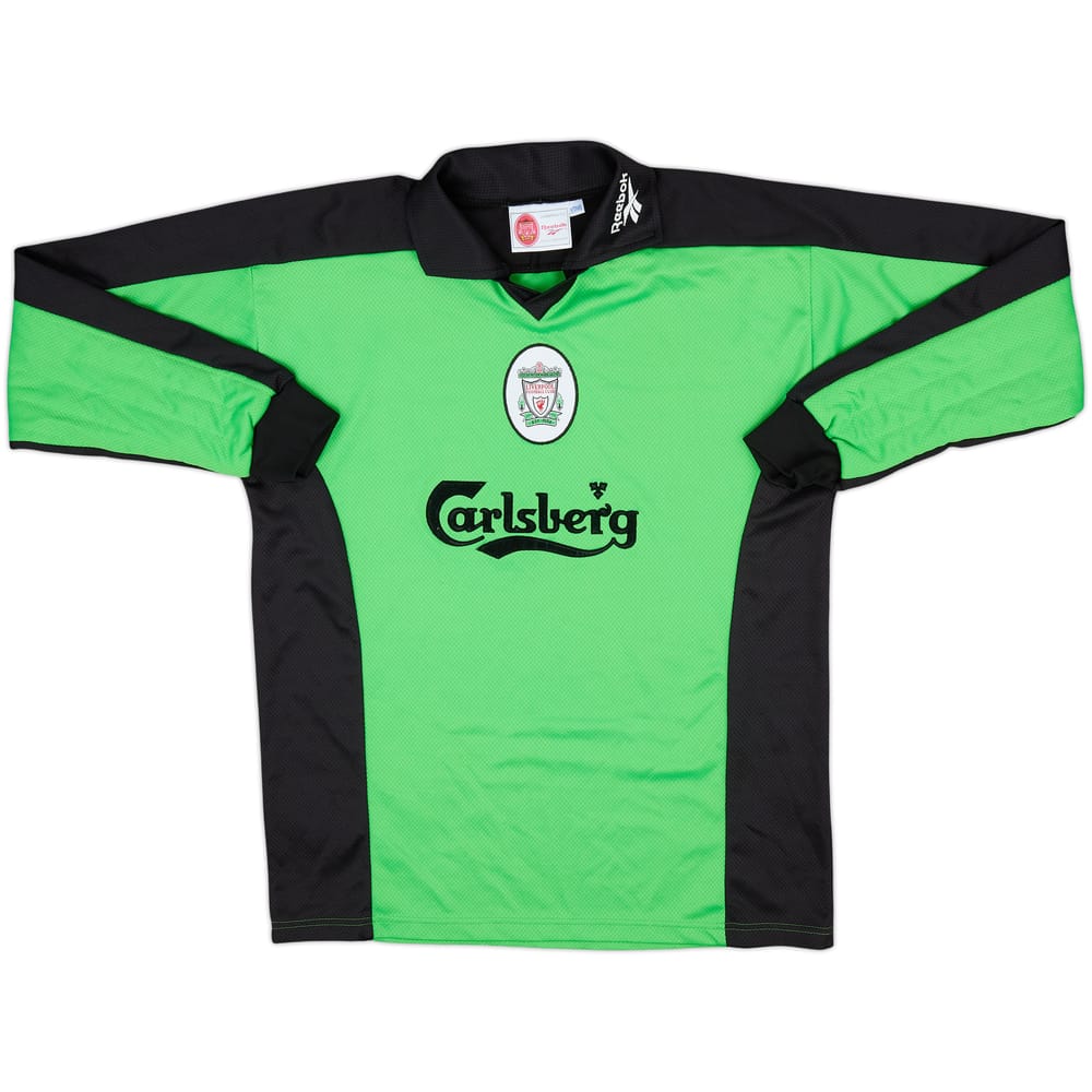 1997-98 Liverpool GK Shirt - 9/10 - (Y)