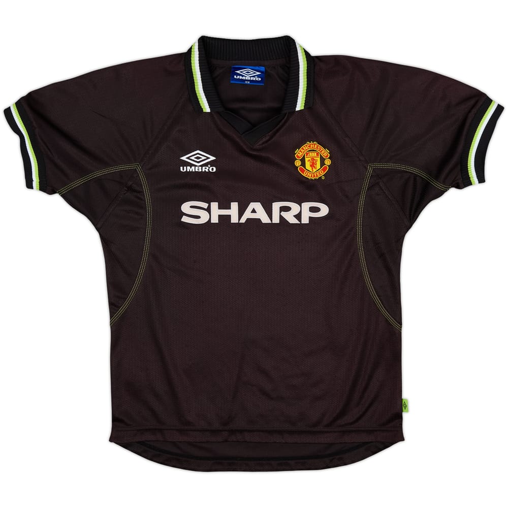 1998-99 Manchester United Third Shirt - 8/10 - (L.Boys)