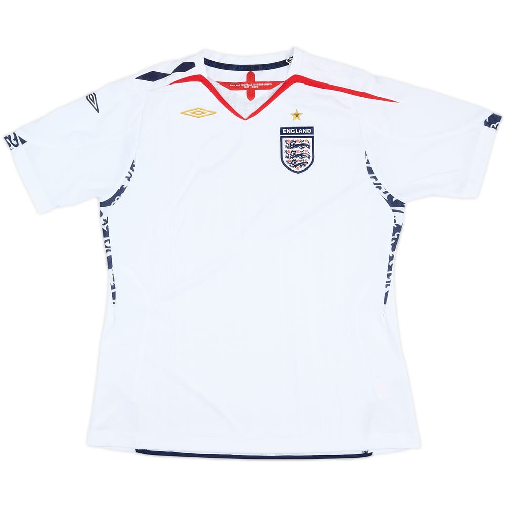 2007-09 England Home Shirt - 7/10 - (Women's L)