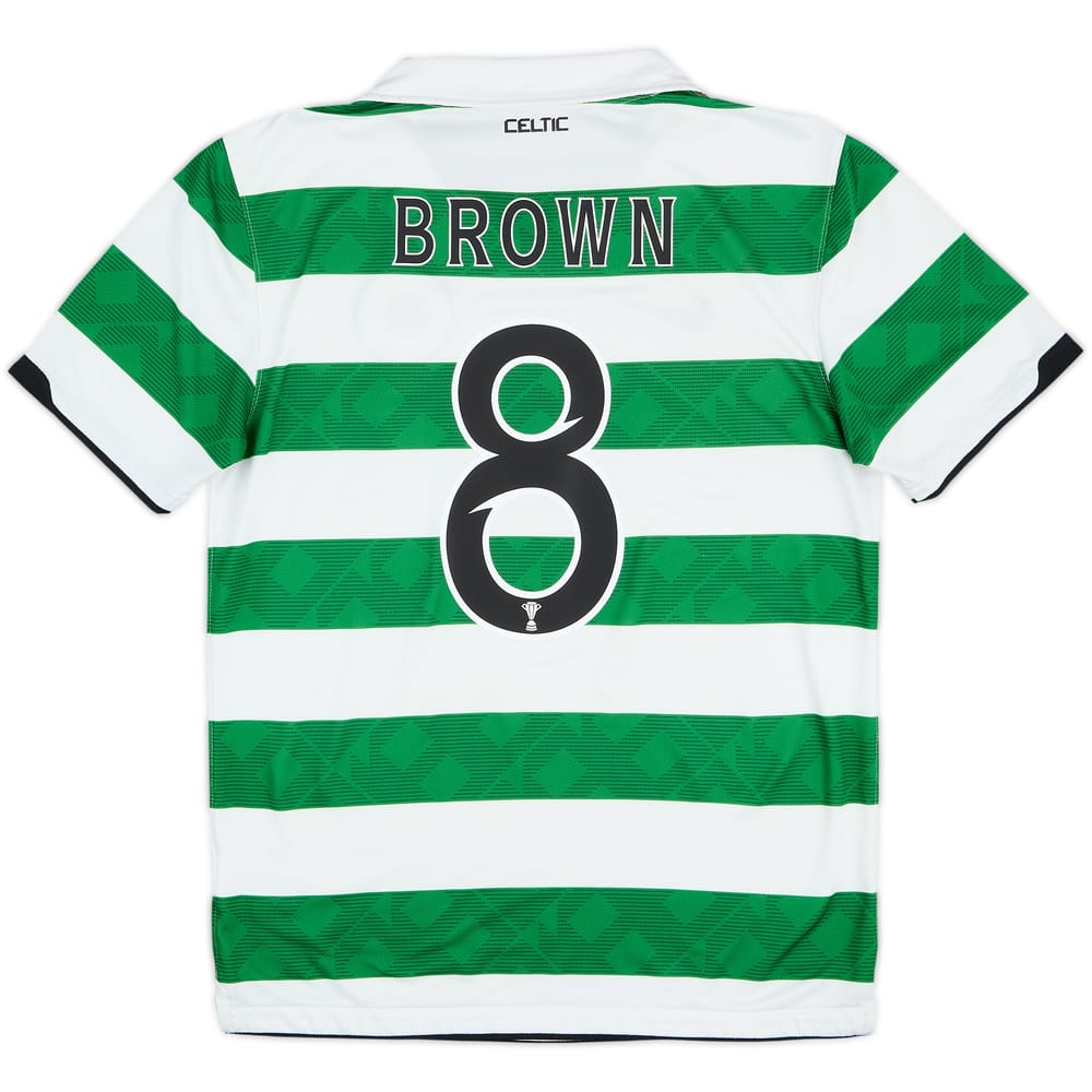Camiseta de local del Celtic 2010-12 Brown #8 - 6/10 - (S)