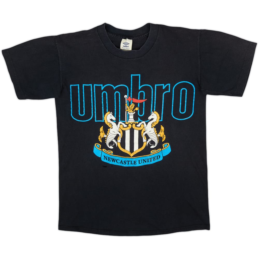 1990-91 Newcastle Umbro Cotton Tee - 5/10 - (S)