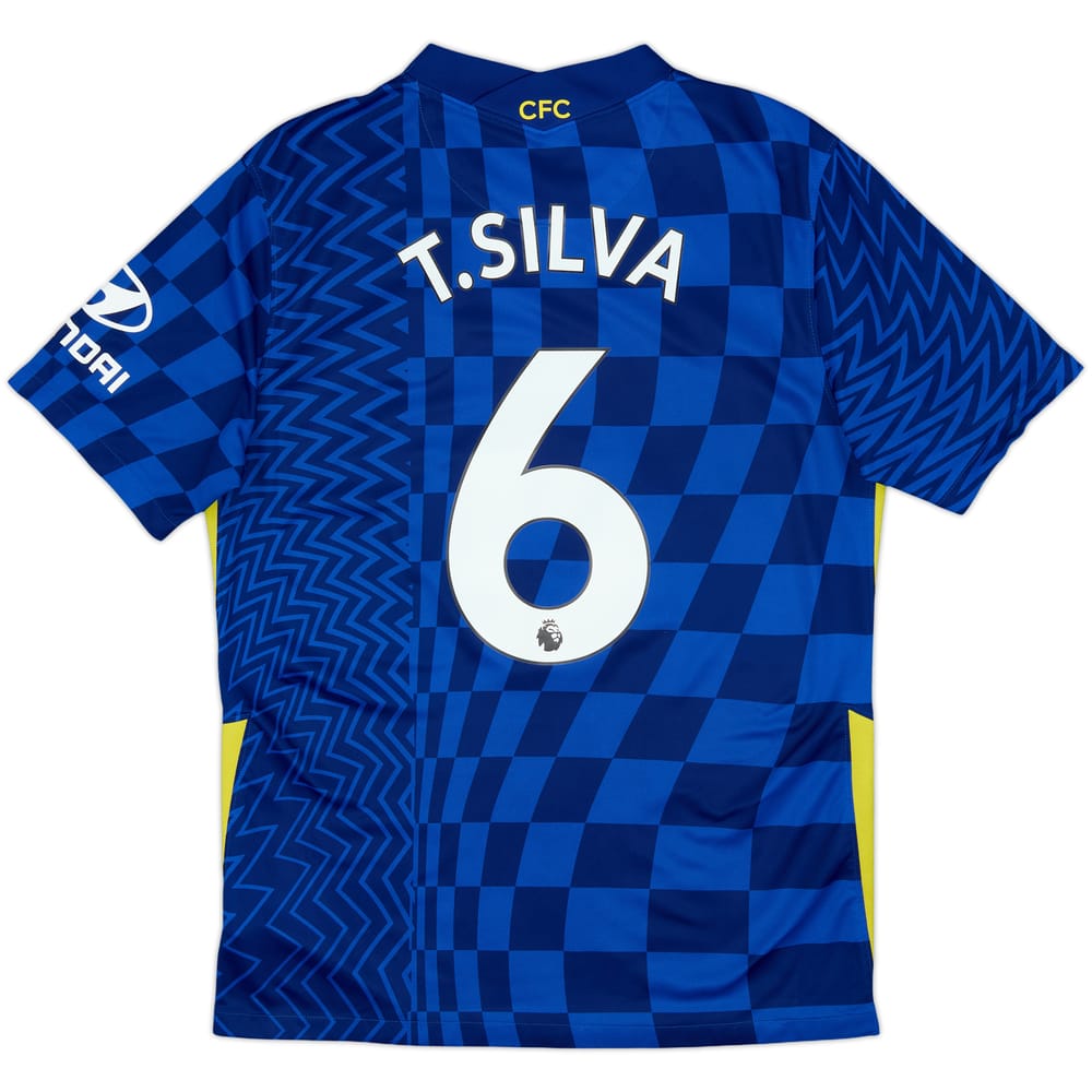 2021-22 Chelsea Home Shirt T.Silva #6 - 8/10 - (M)