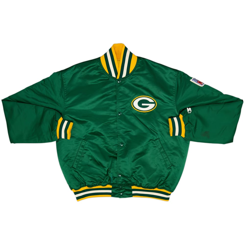 1980s Green Bay Packers Starter Satin Varsity Jacket - 7/10 - (L)