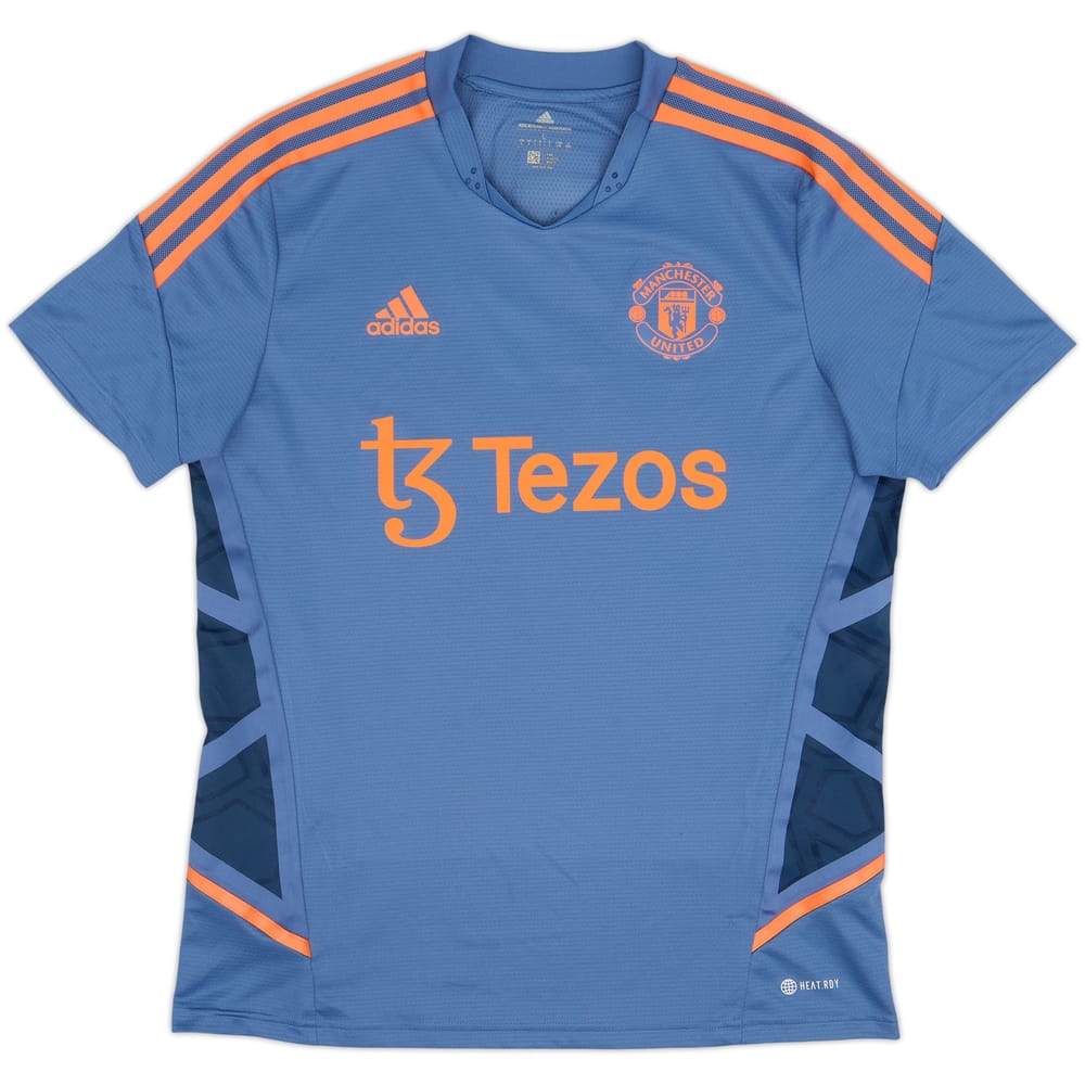 2022-23 Manchester United Authentic adidas Training Shirt - 9/10 - (L)