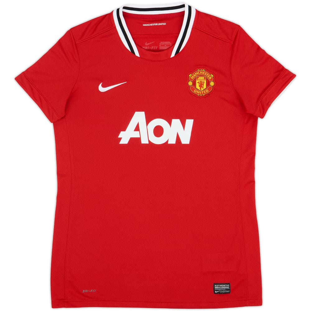 2011-12 Manchester United Home Shirt - 9/10 - (Women's M)