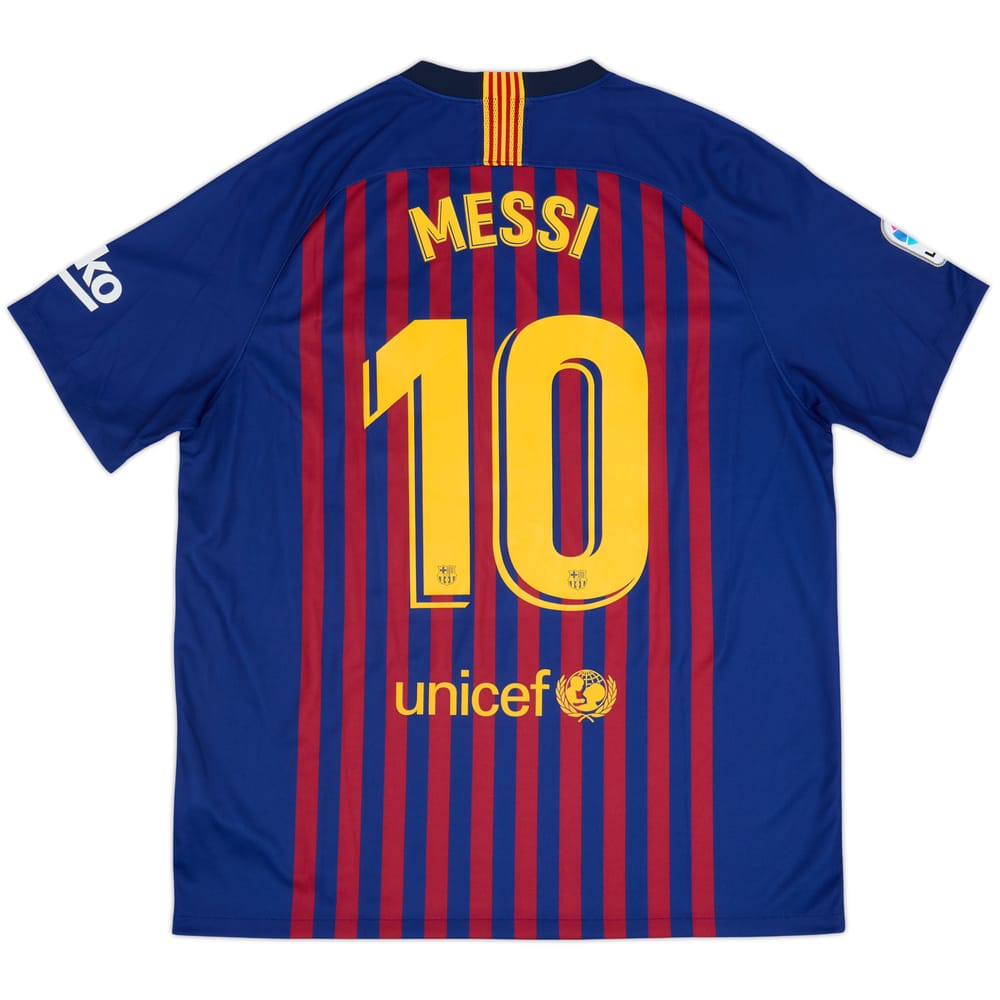 2018-19 Barcelona Camiseta Local Messi #10 - 9/10 - (XL)