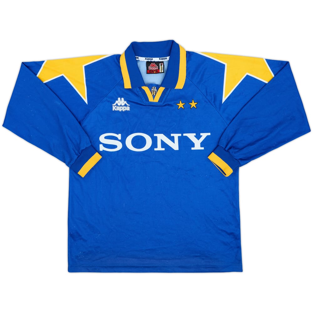 1995-96 Juventus Away L/S Shirt - 6/10 - (S)