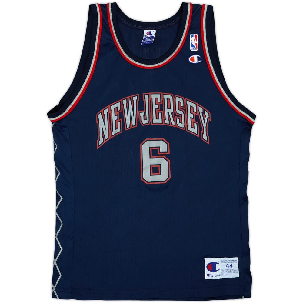 2000-02 New Jersey Nets Martin #6 Champion Away Jersey - 9/10 - (L)