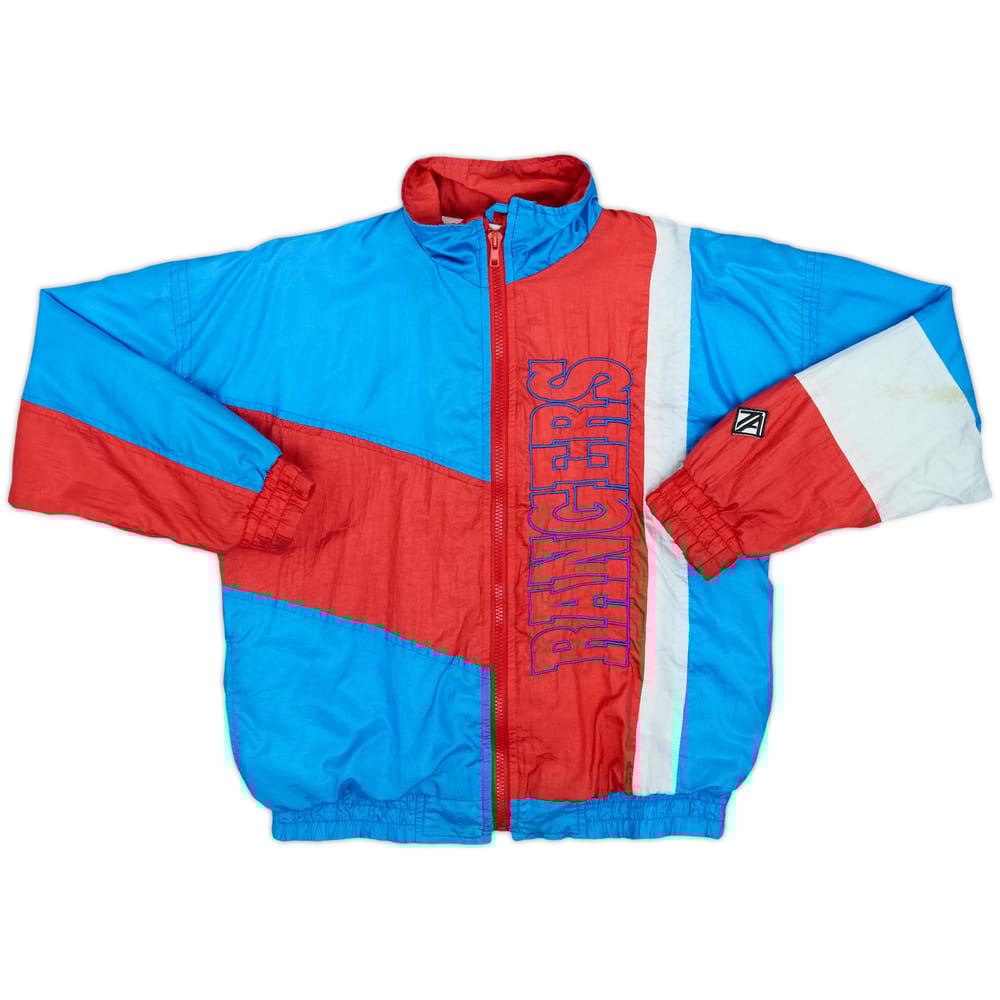 1990s New York Rangers Team Athletics Windbreaker Jacket - 7/10 - (M.Boys)