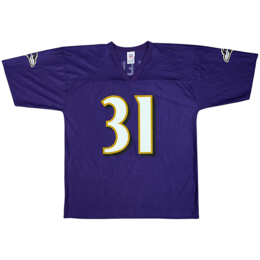 2005-06 Baltimore Ravens J.Lewis #31 NFL Replica Home Jersey - 8/10 - (L)