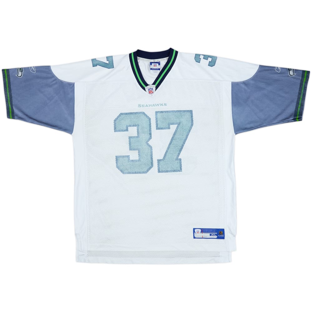 2005-06 Seattle Seahawks Alexander #37 Reebok On Field Away Jersey - 3/10 - (XL)