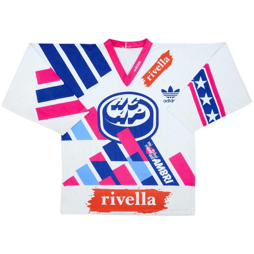 1993-94 HC Ambri-Piotta adidas Home Jersey - 6/10 - (L)