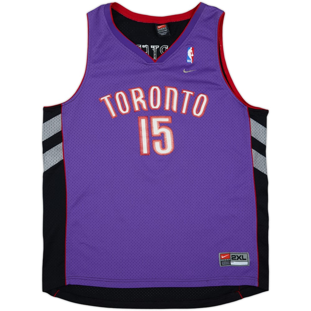 2000-03 Toronto Raptors Carter #15 Nike Swingman Away Jersey - 5/10 - (XXL)