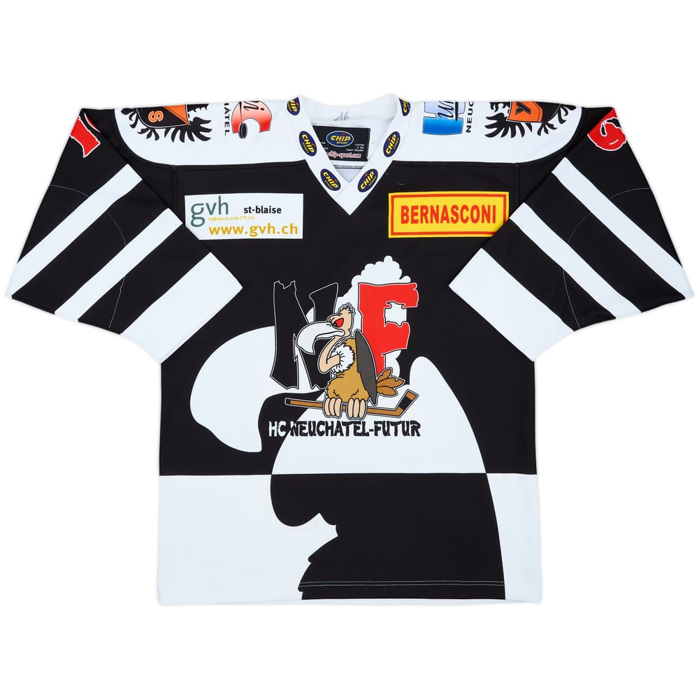 2000s HC Neuchatel-Futur #16 Chip Sport Home Jersey - 7/10 - (M)