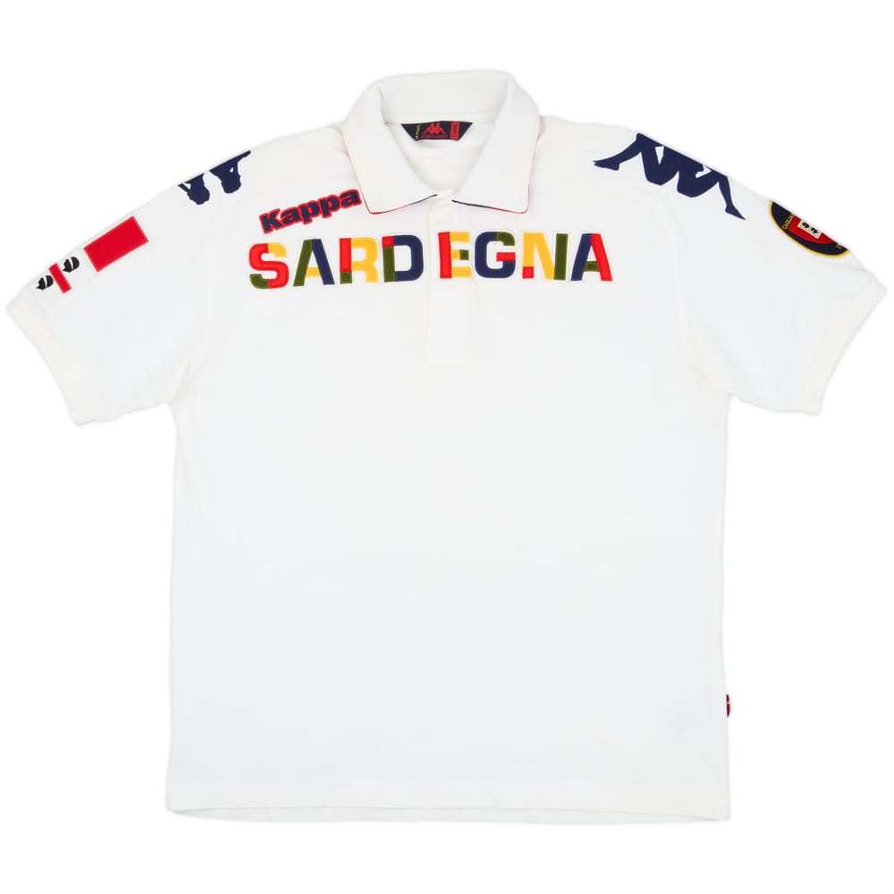 2011-12 Cagliari Kappa Polo Shirt - 6/10 - (XL)