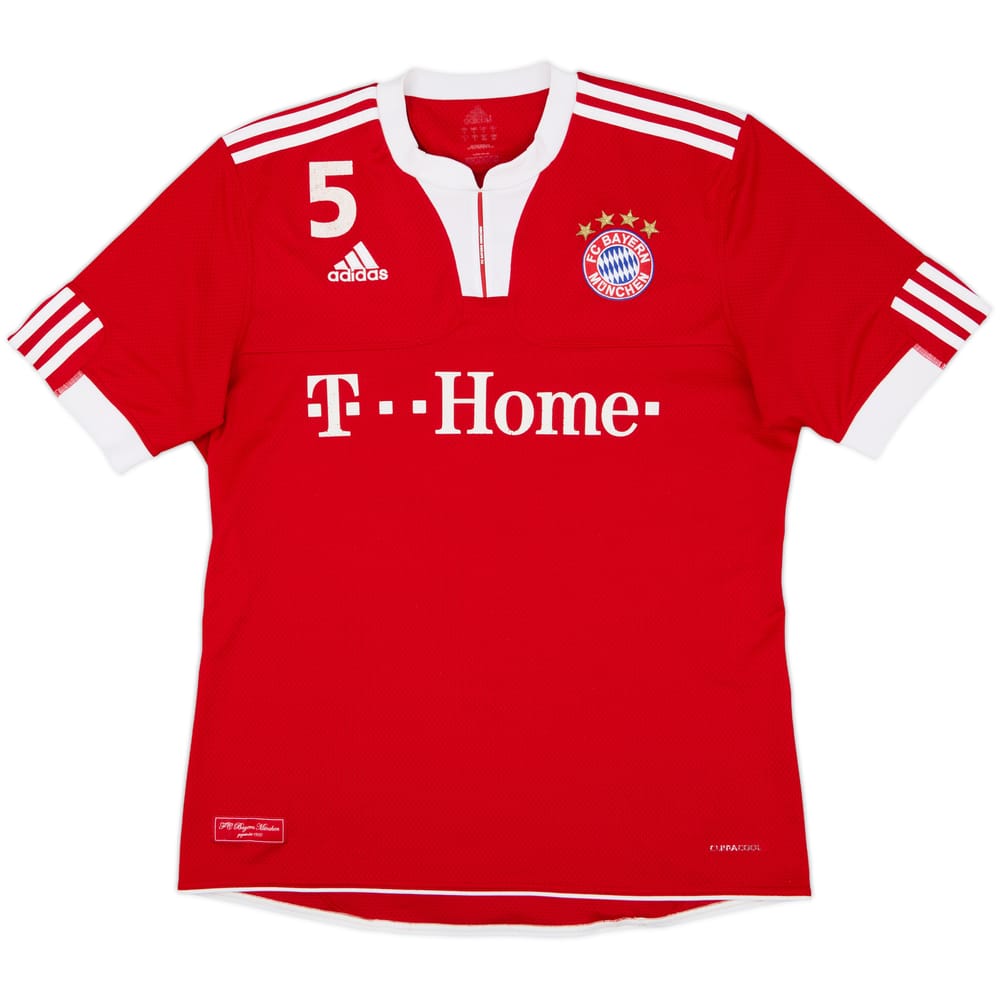 2009-10 Bayern Munich Home Shirt #5 - 6/10 - (L)