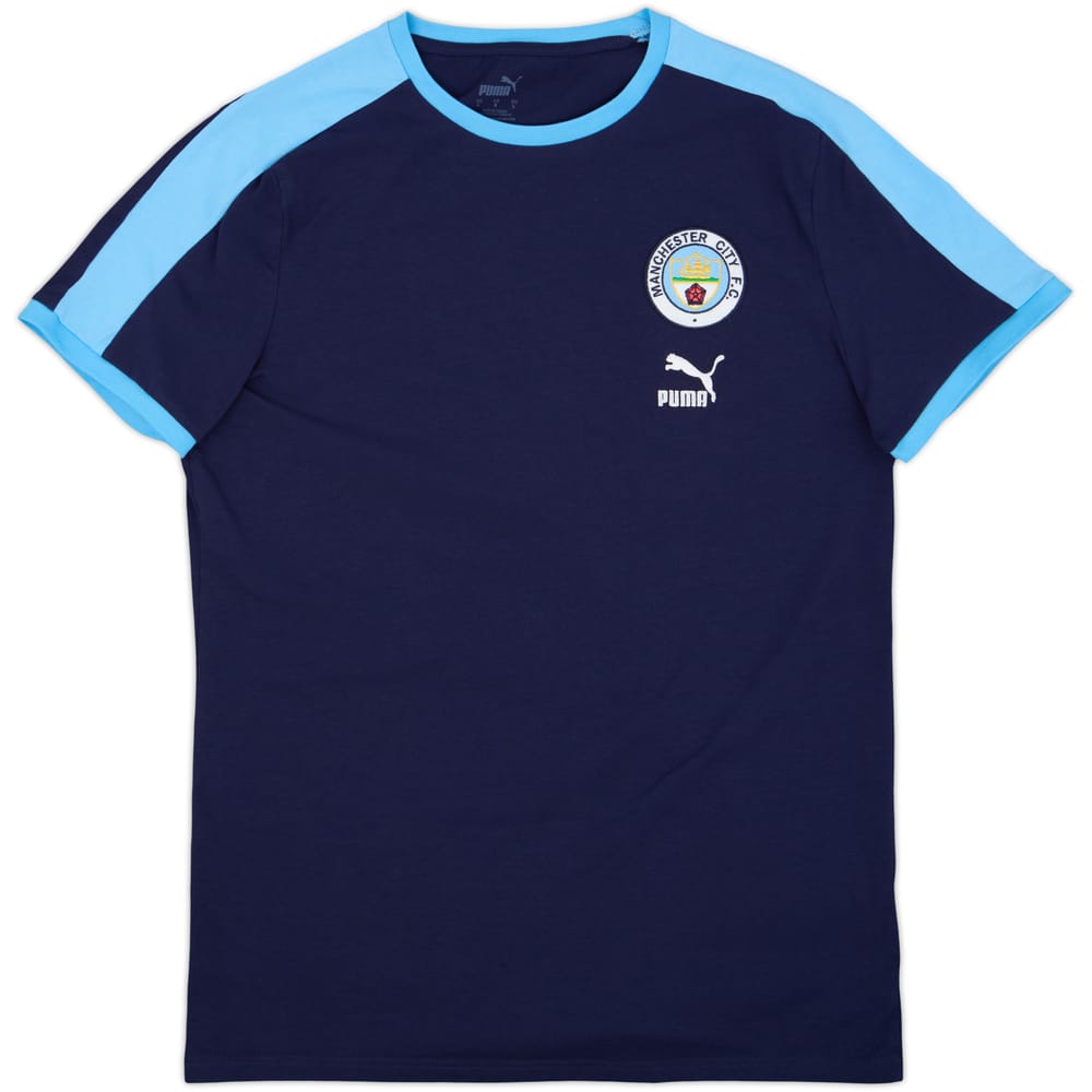 2021-22 Manchester City Puma Camiseta de Algodón - 9/10 - (L)