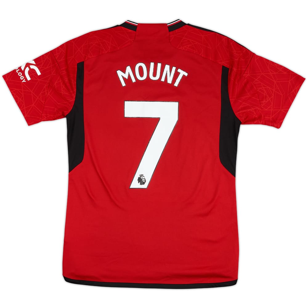 2023-24 Manchester United Home Shirt Mount #7 - 6/10 - (M)