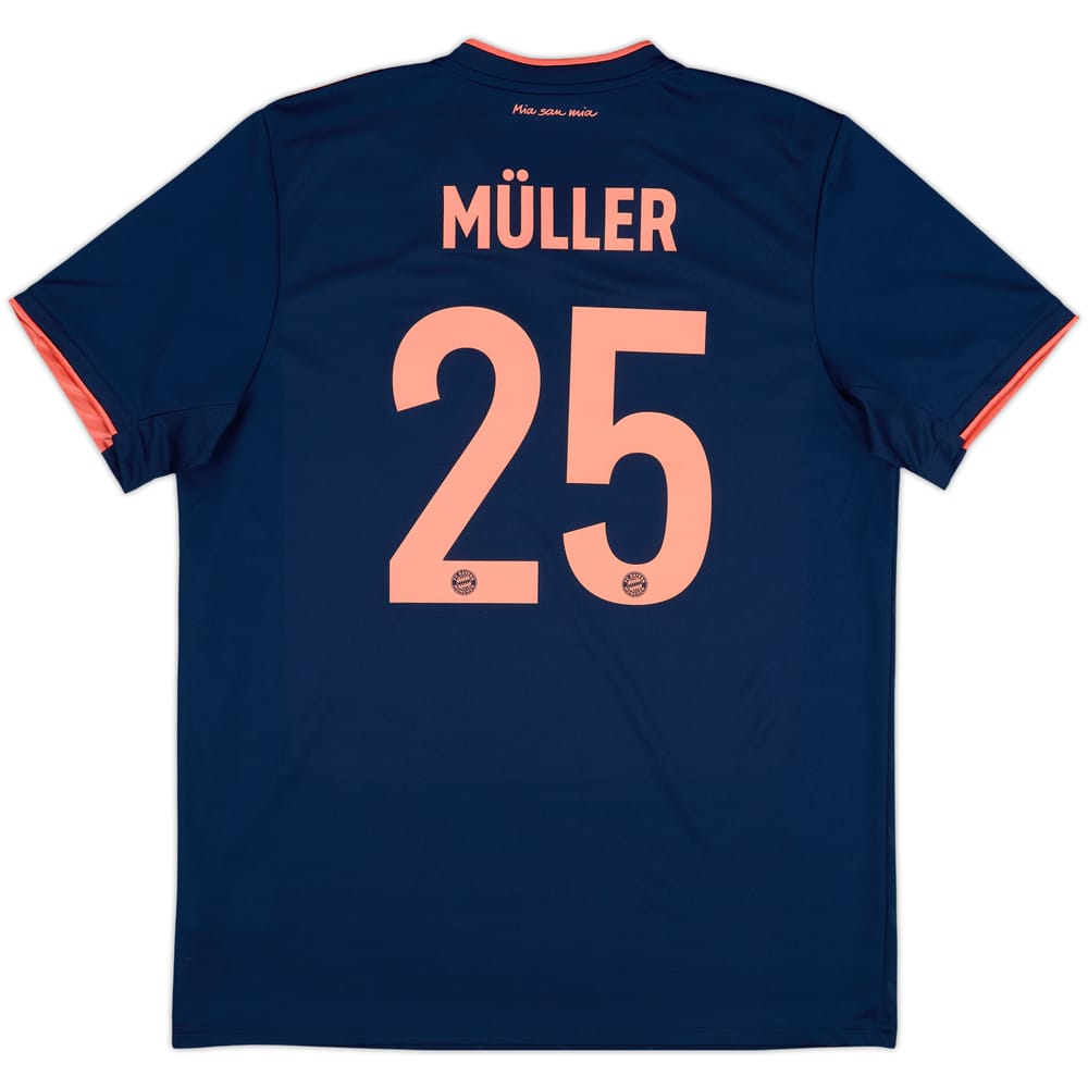 2019-20 Bayern Munich Third Shirt Muller #25 - 10/10 - (L)
