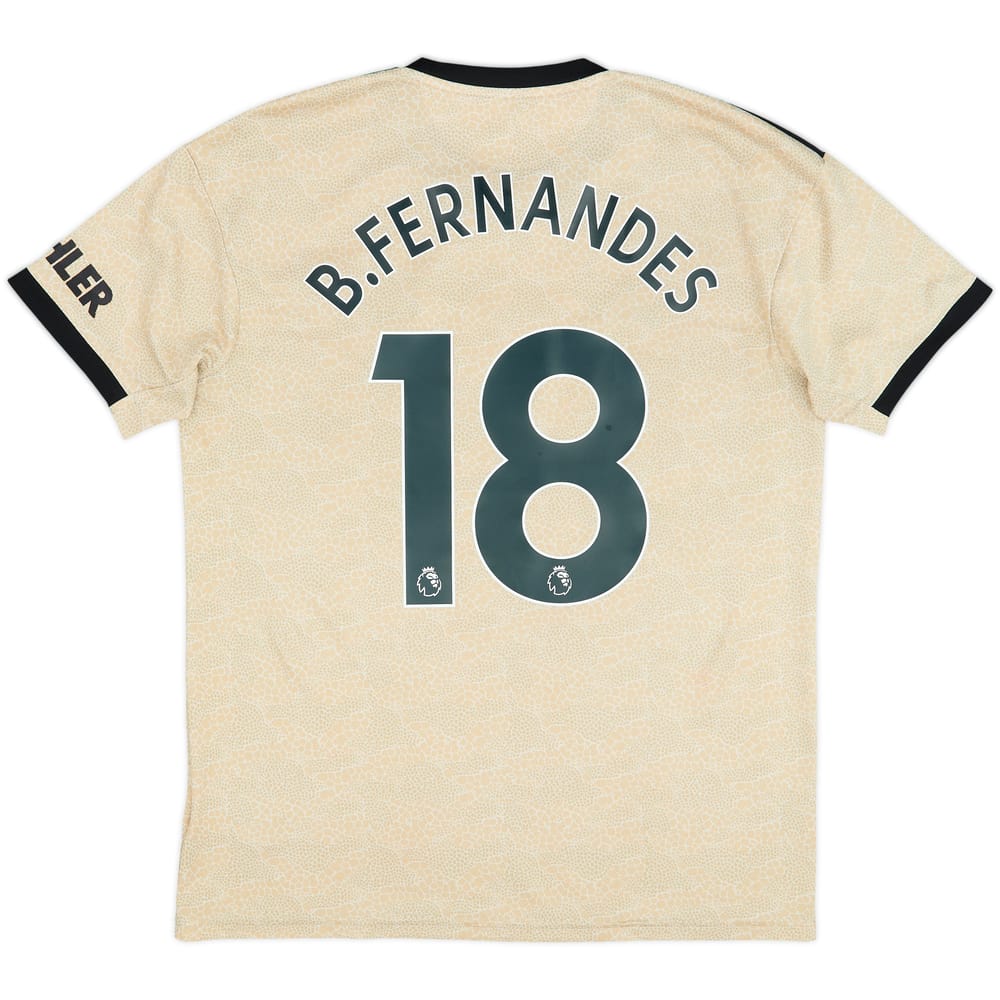 2019-20 Manchester United Away Shirt B.Fernandes #18 - 6/10 - (L)