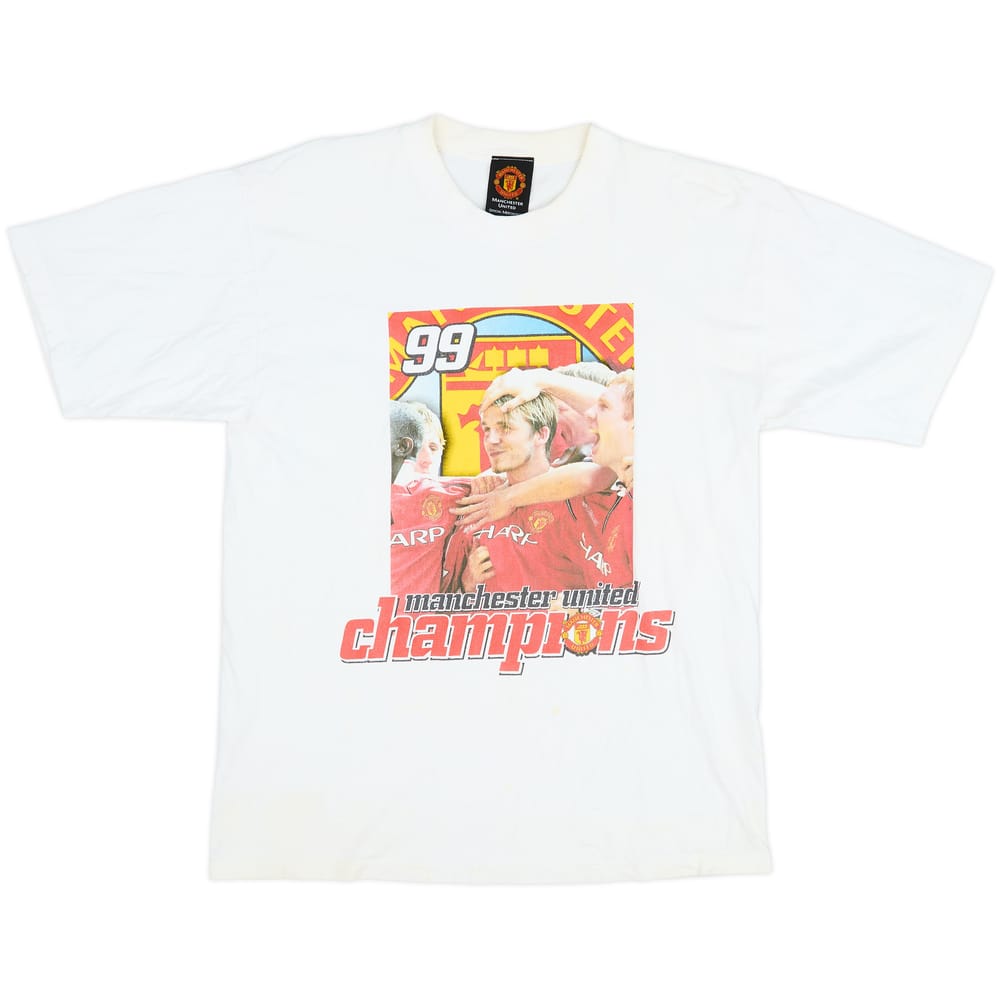 1999 Manchester United Graphic Tee - 7/10 - (L)