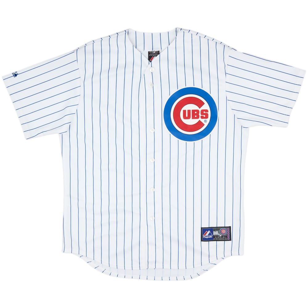 2009-14 Chicago Cubs Majestic Home Jersey - 8/10 - (L)