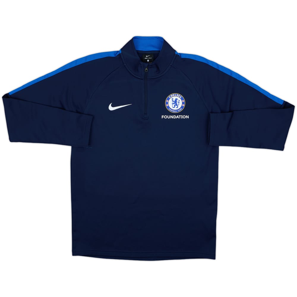 2021-22 Chelsea Foundation Nike 1/4 Zip Training Top - 8/10 - (S)